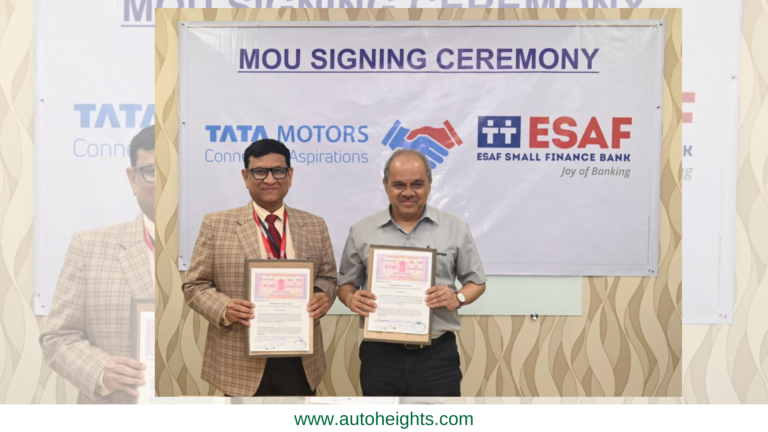 Read more about the article Tata Motors Partners with ESAF Small Finance Bank for Commercial Vehicle Financing